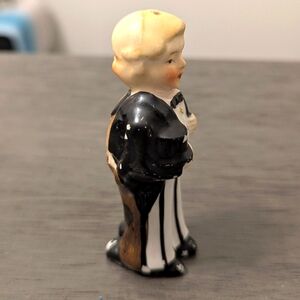 ⭐⭐READ!⭐VINTAGE Double 2 Faced Wedding GROOM Salt & Pepper Figure